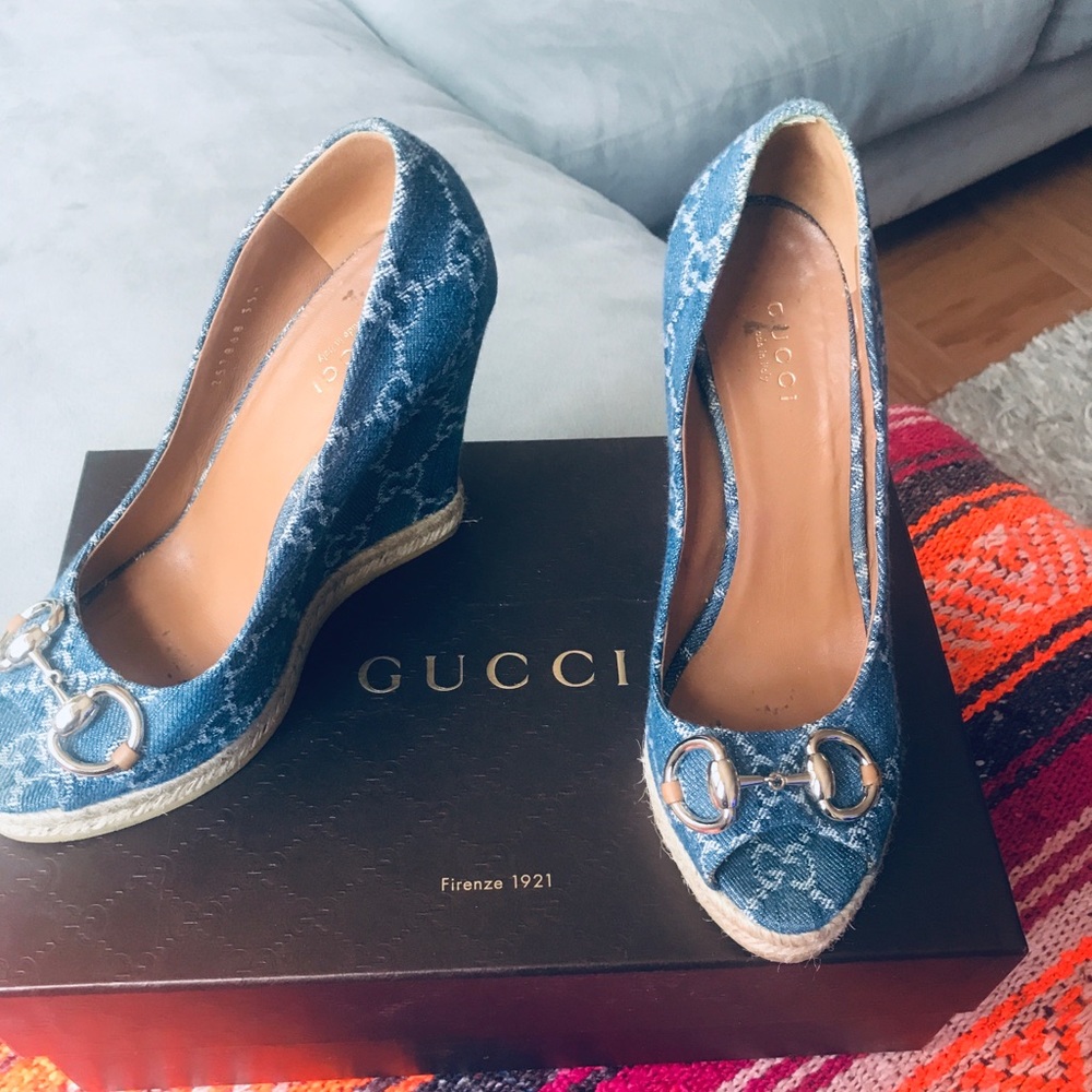 Gucci wedge shoe